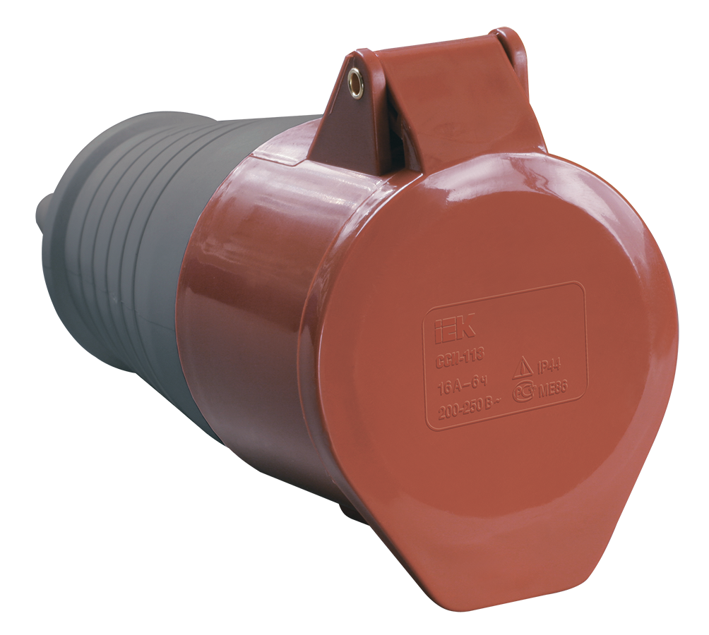 Розетка переносная ССИ-214 3Р+РЕ 16А 380-415В IP44 IEK