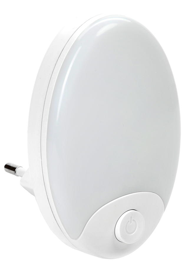 Светильник-ночник светодиодный 007 овал с тремя цветовыми температурами 220В IEK