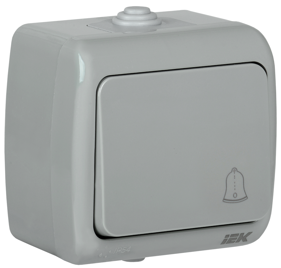 AQUATIC Выключатель кнопочный для открытой установки 10А IP54 ВС-20-1-3-А IEK