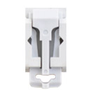 Быстрый монтаж и дополнительная надежность крепления на DIN-рейке с помощью защелки с двойным фиксир