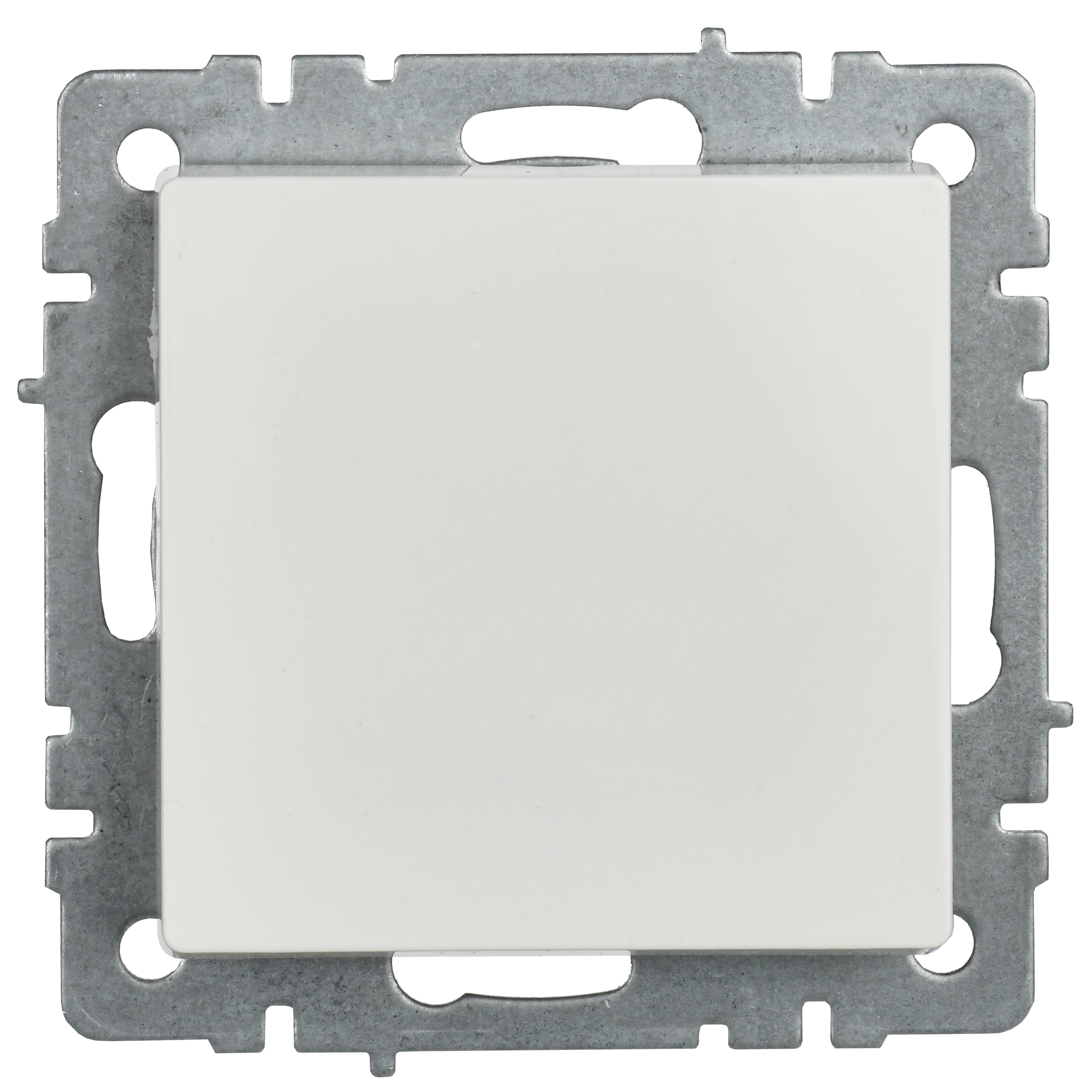 BRITE Выключатель 1-клавишный самовозвратный 10А ВС10-1-4-БрБ белый IEK