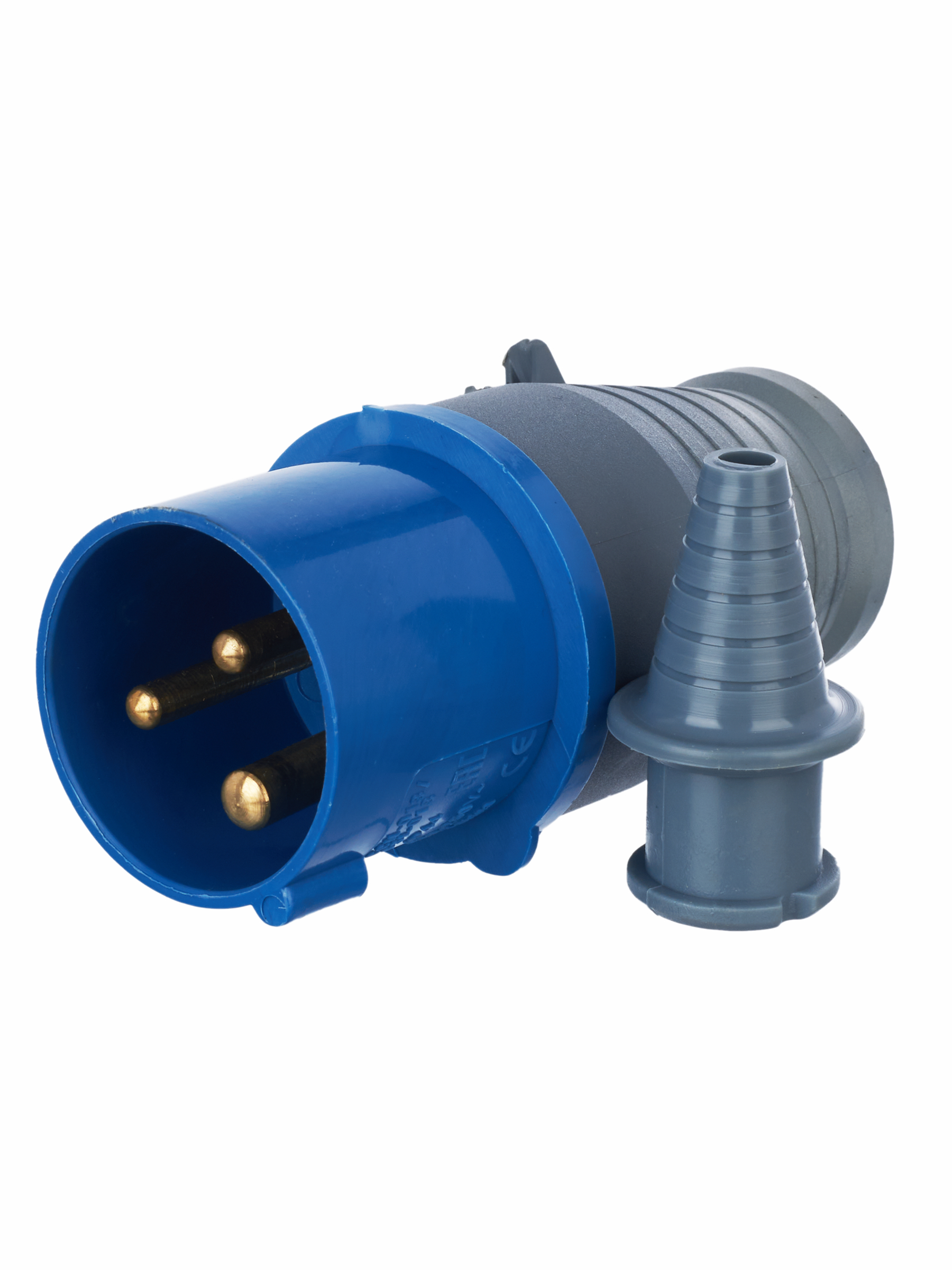 Вилка переносная ССИ-013 2P+PE 16А 200-250В IP44 IEK