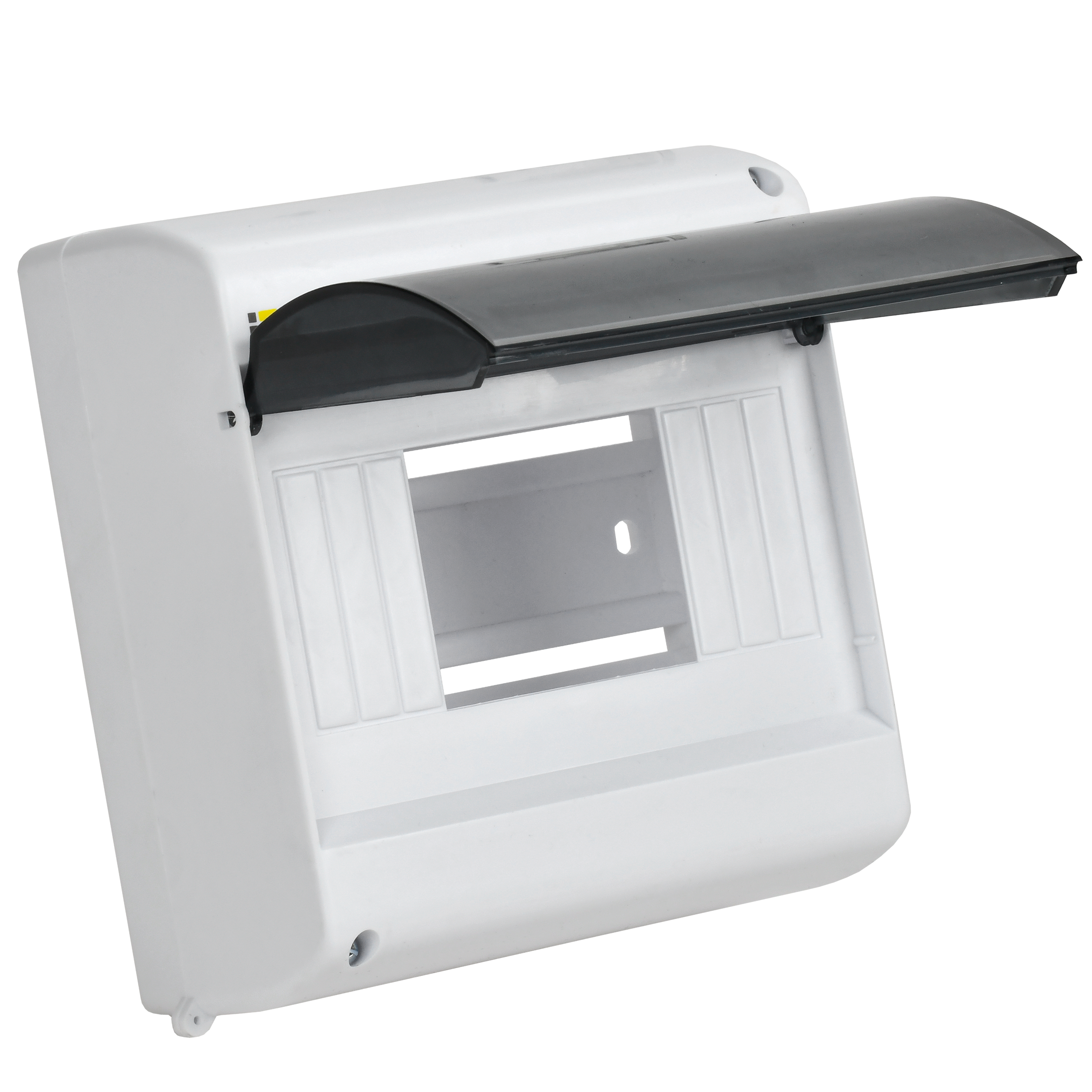 Дверь открывается вертикально.