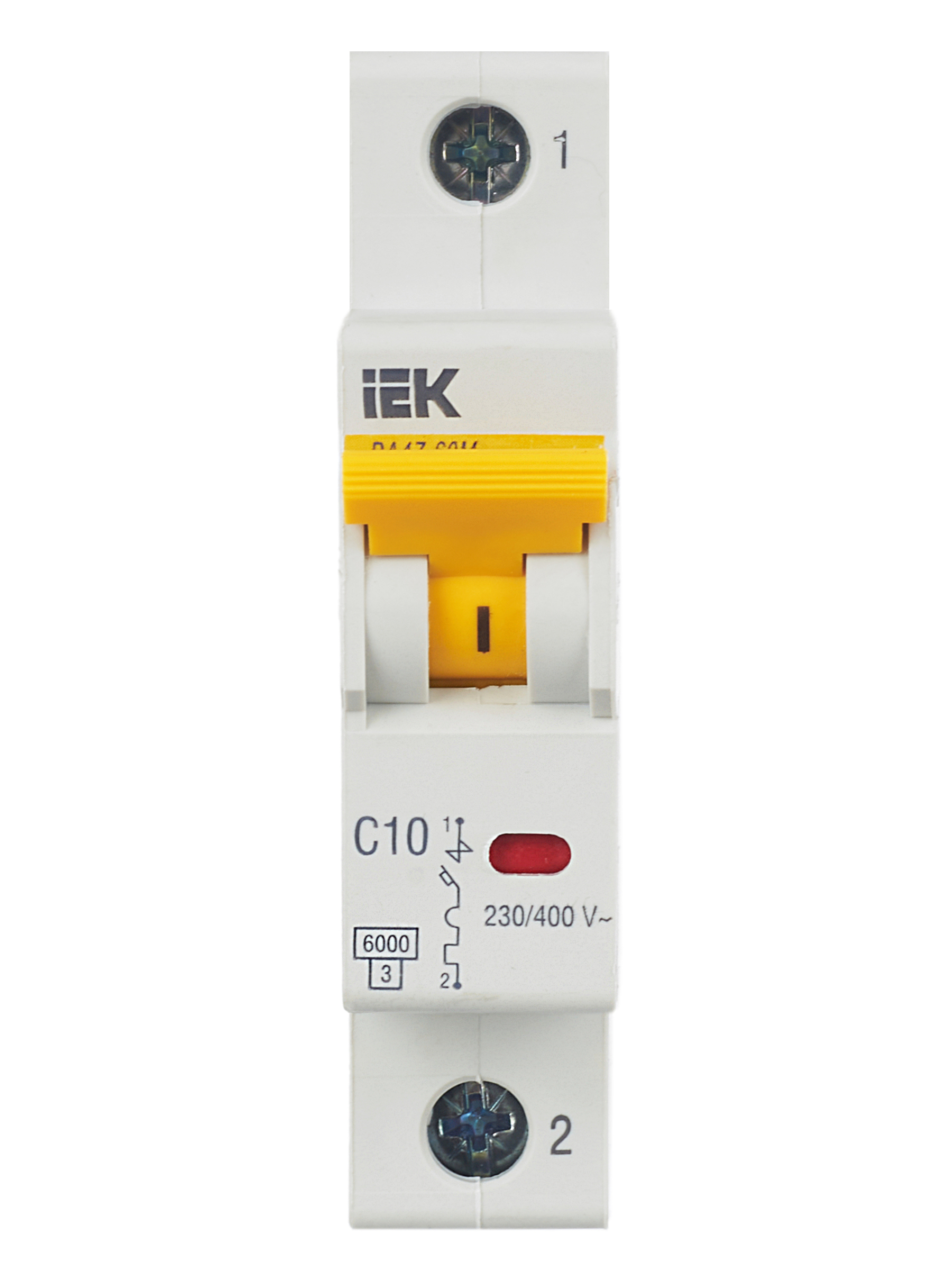 KARAT Автоматический выключатель ВА47-60M 1P C 10А 6кА IEK