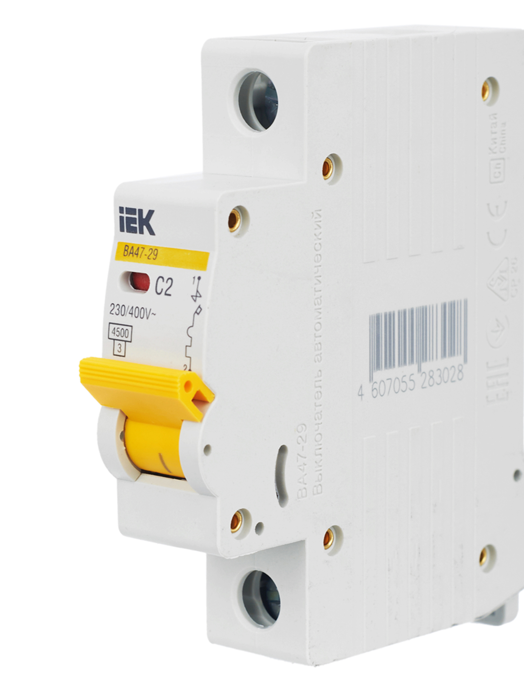 KARAT Автоматический выключатель ВА47-29 1P C 2А 4,5кА IEK