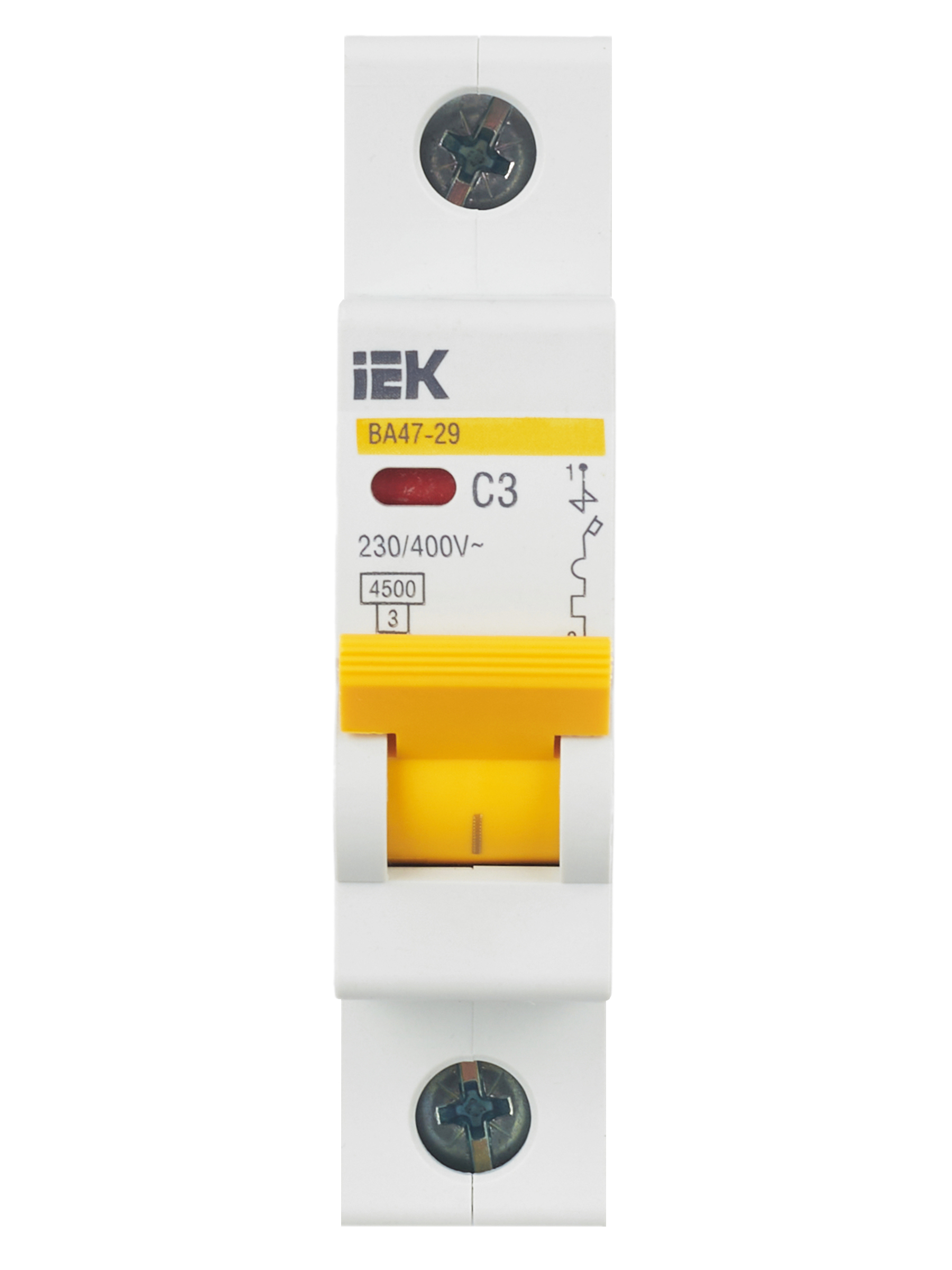 KARAT Автоматический выключатель ВА47-29 1P C 3А 4,5кА IEK