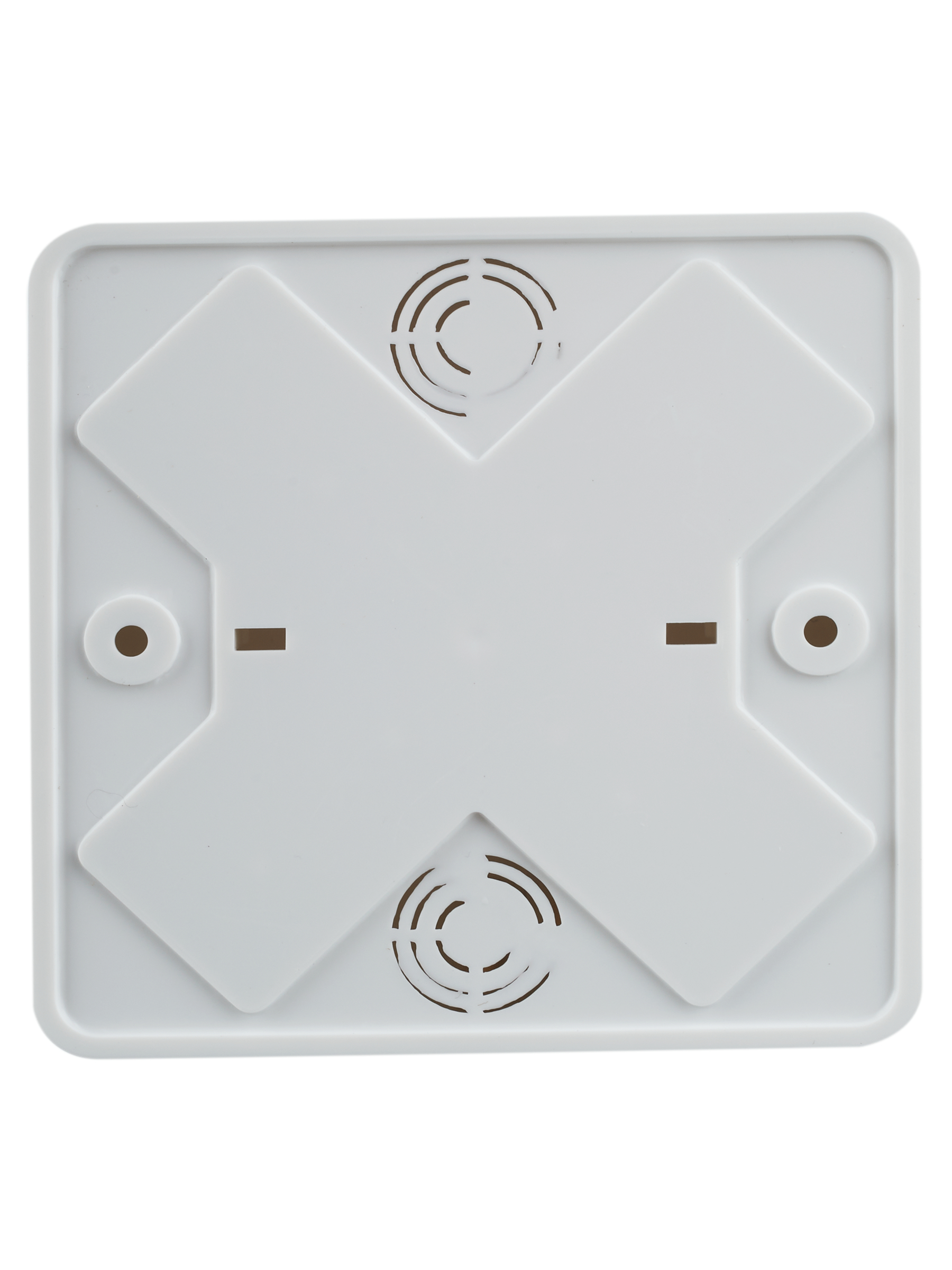 Коробка распаячная КМ41222 для открытой проводки безгалогенная (HF) 100х100х44мм белая (6 клемм 6мм2) IEK