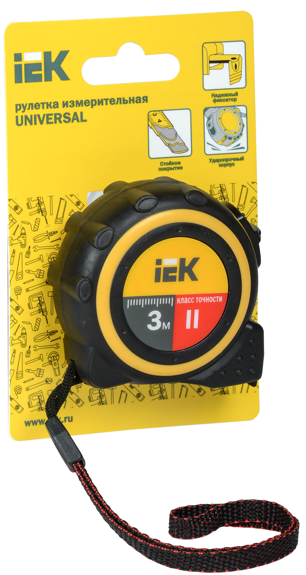 Рулетка измерительная UNIVERSAL 3м IEK