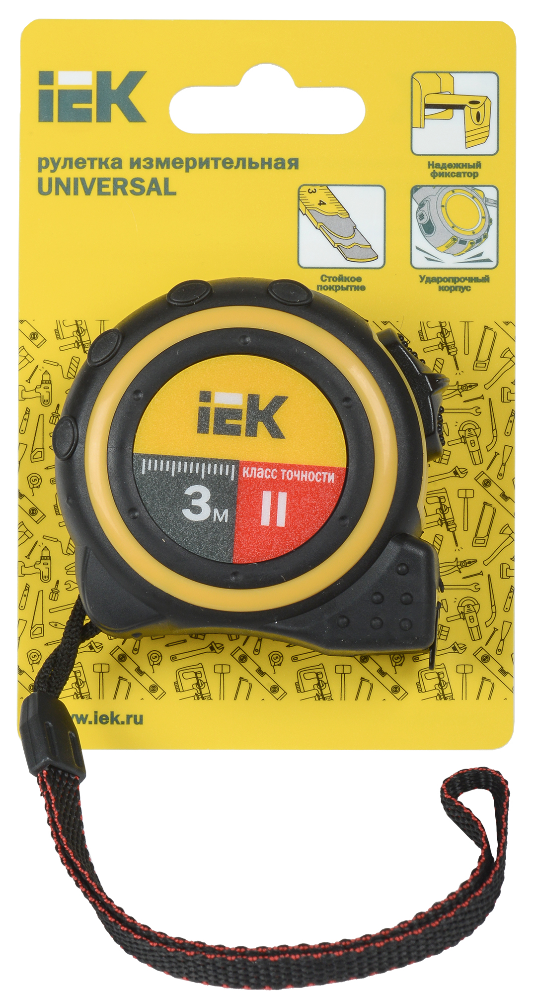Рулетка измерительная UNIVERSAL 3м IEK