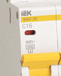 Наличие индикатора положения контактов.