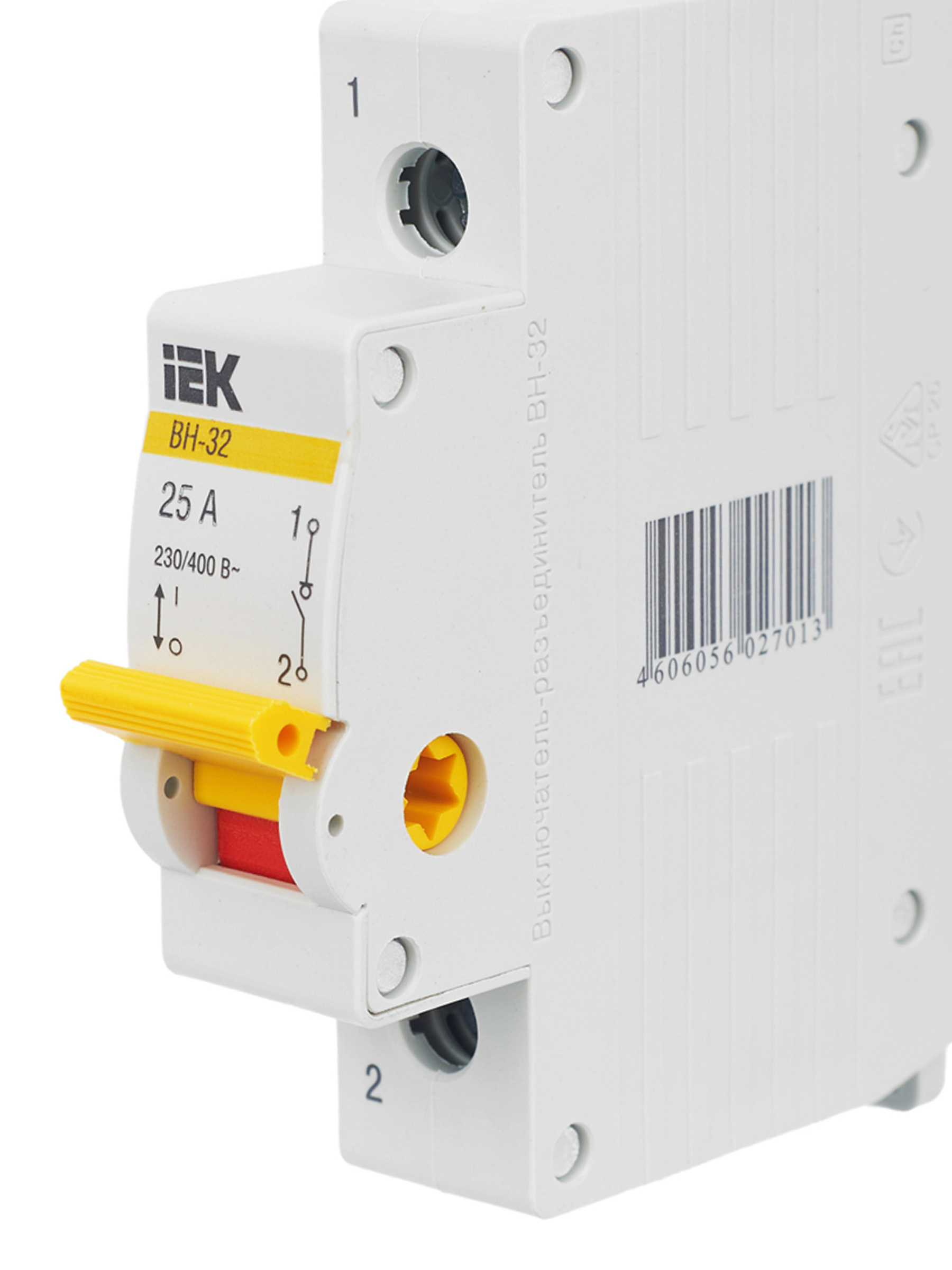 KARAT Выключатель нагрузки (мини-рубильник) ВН-32 1P 25А IEK