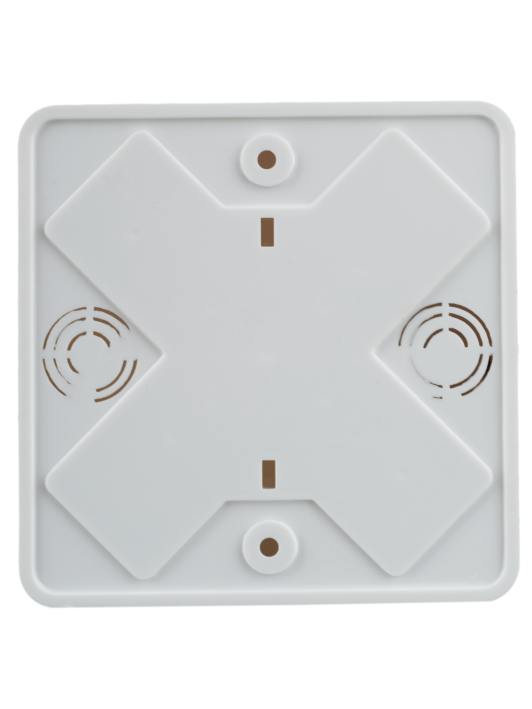 Коробка распаячная КМ41219 для открытой проводки безгалогенная (HF) 100х100х29мм белая (6 клемм 6мм2) IEK