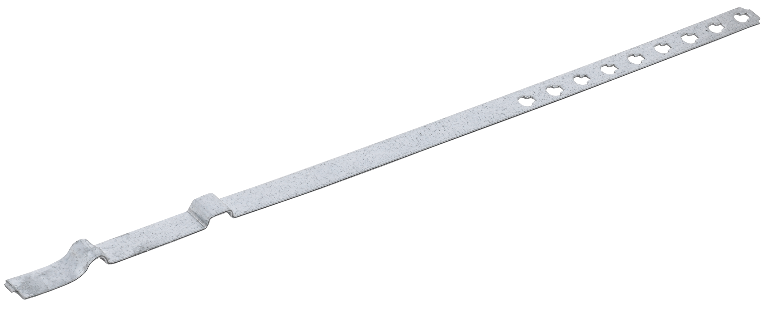 Держатель проводника круглого 8мм для водосточной трубы 80-120мм оцинкованная сталь IEK