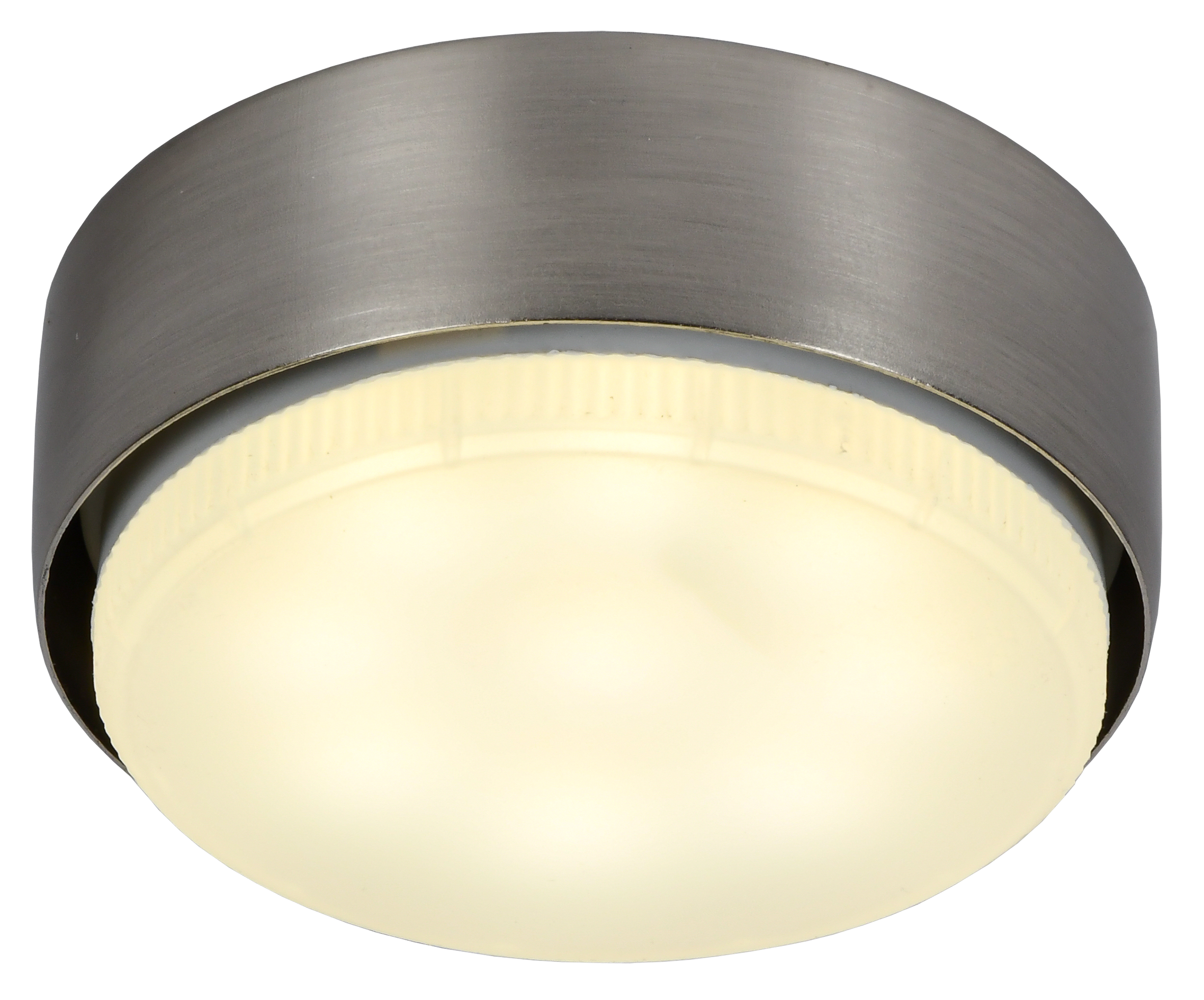 Светильник 4113 накладной под лампу GX53 хром матовый IEK