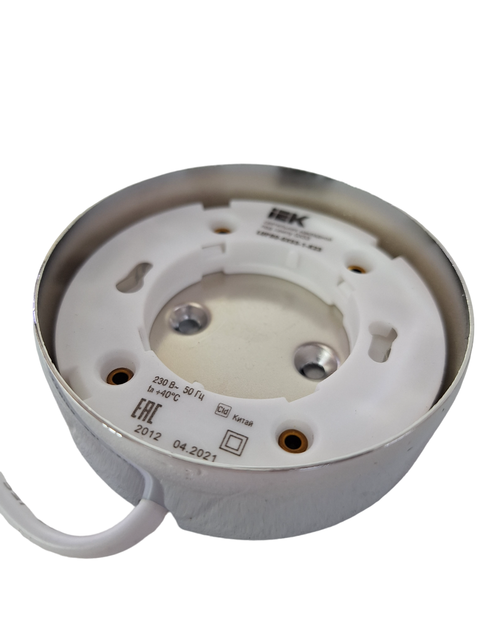 Патрон из термостойкого негорючего пластика обеспечивает безопасность