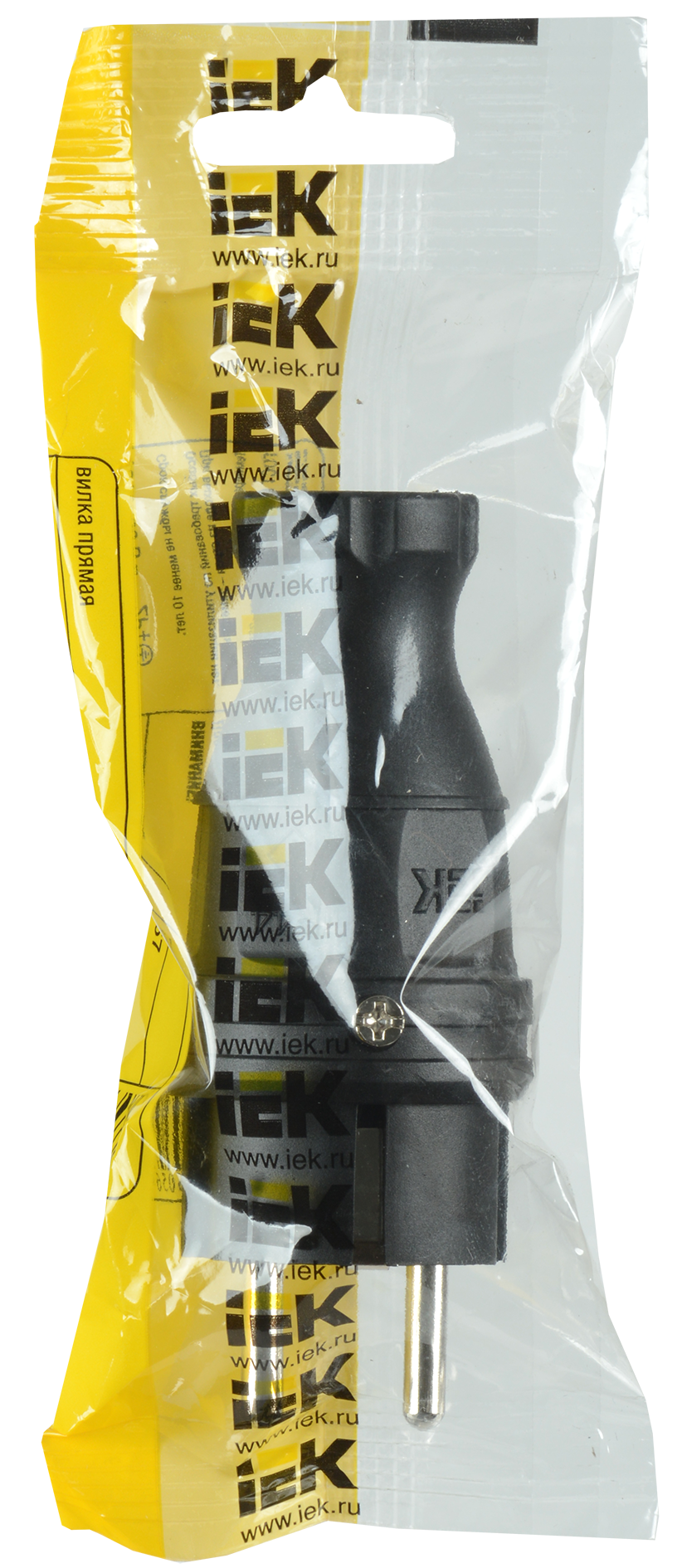 Вилка прямая ВБп3-1-0м IP44 ОМЕГА каучук IEK