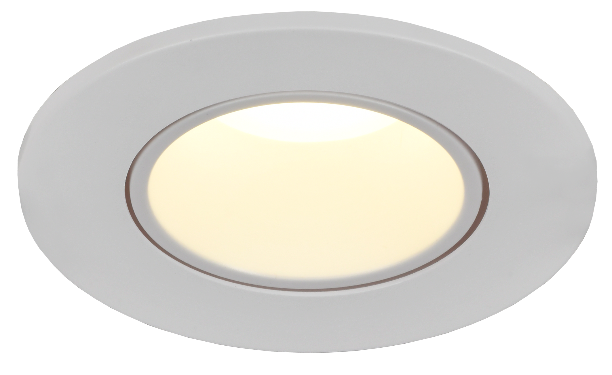 Светильник 4104 встраиваемый под лампу MR16 круг пластиковый белый IEK