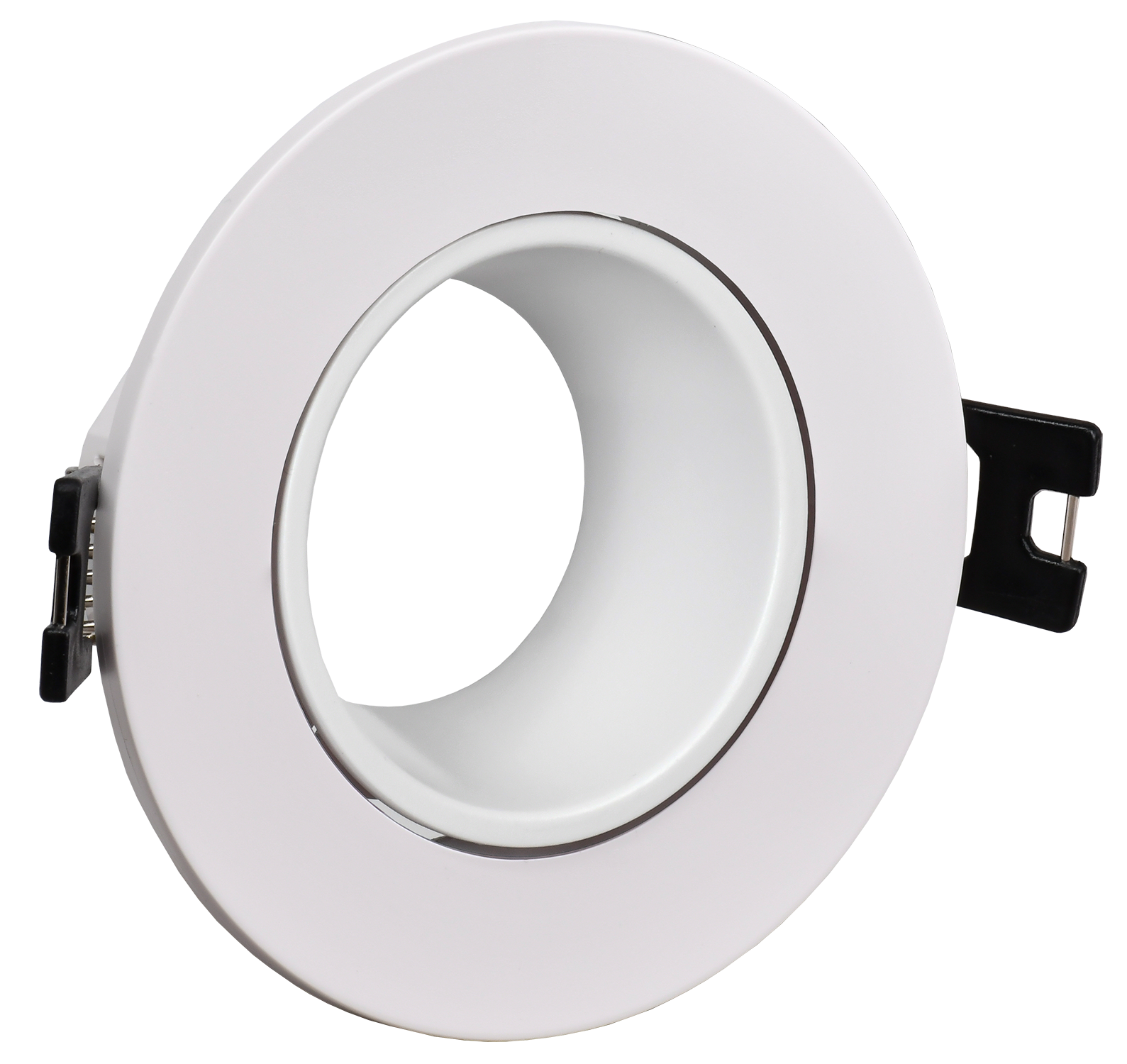 Светильник 4104 встраиваемый под лампу MR16 круг пластиковый белый IEK