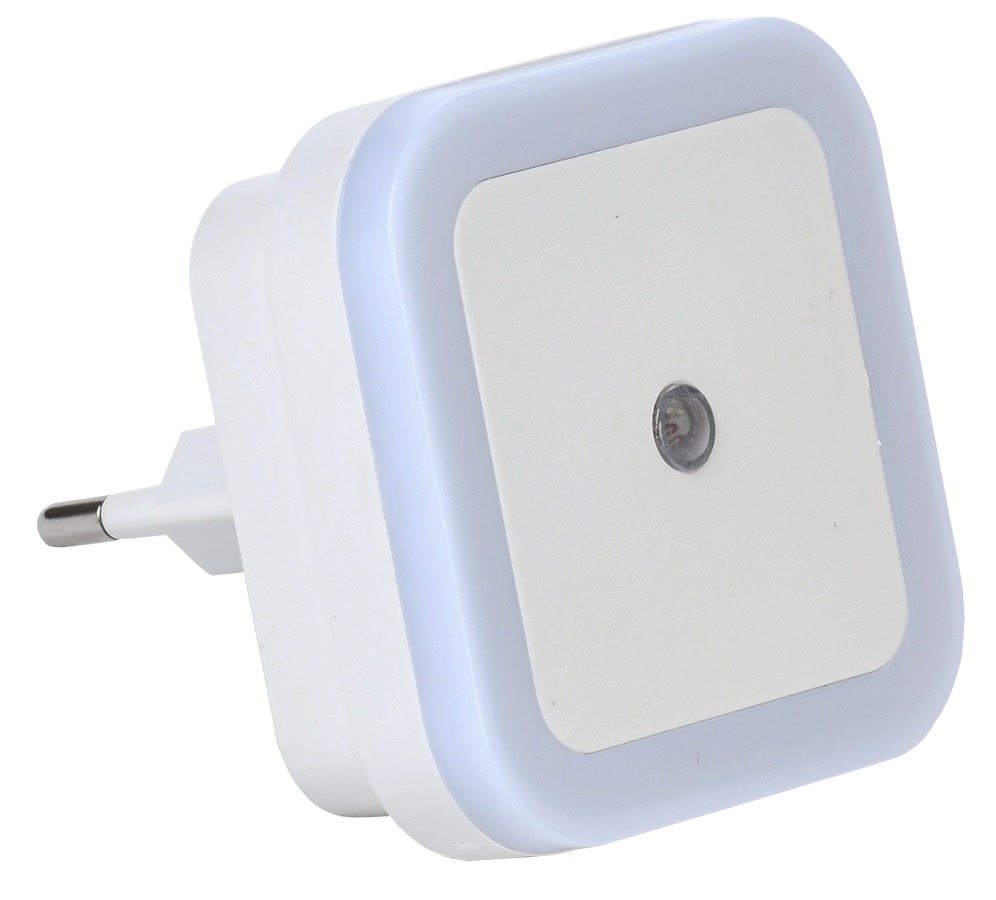 Светильник-ночник светодиодный 018 квадрат с датчиком освещенности 220В IEK