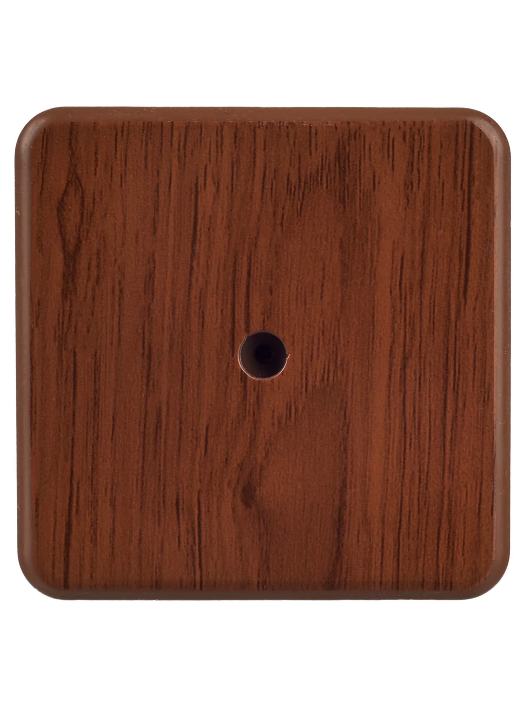 Коробка распаячная КМ41212-05 для открытой проводки безгалогенная (HF) 75х75х20мм дуб (6 клемм 6мм2) IEK