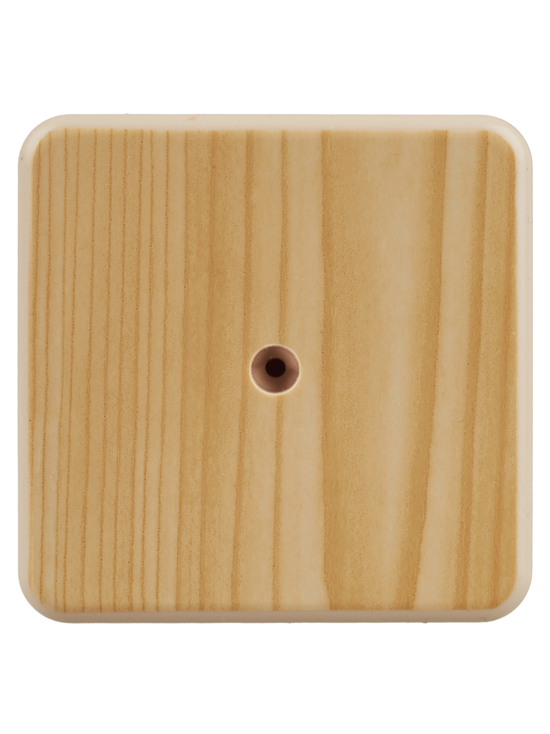 Коробка распаячная КМ41212-04 для открытой проводки безгалогенная (HF) 75х75х20мм сосна (6 клемм 6мм2) IEK