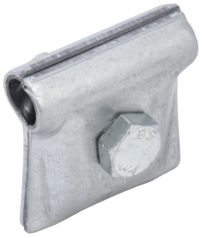 Зажим соединительный круглого проводника 6-12мм оцинкованная сталь IEK