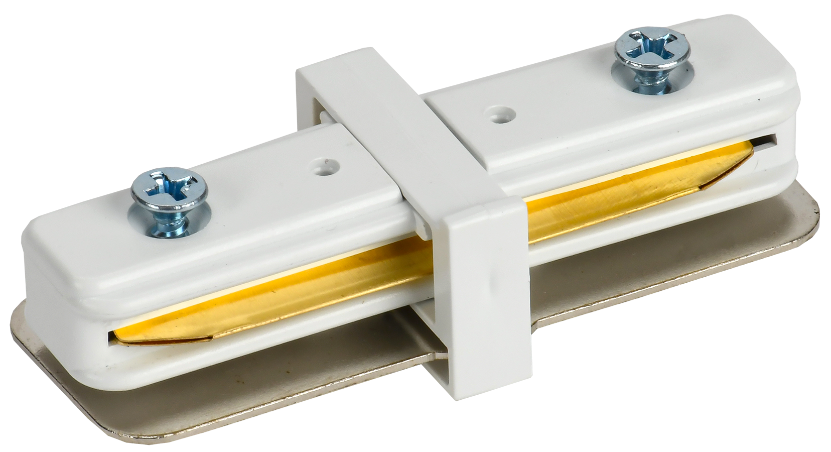 Соединитель прямой внутренний для однофазного шинопровода белый