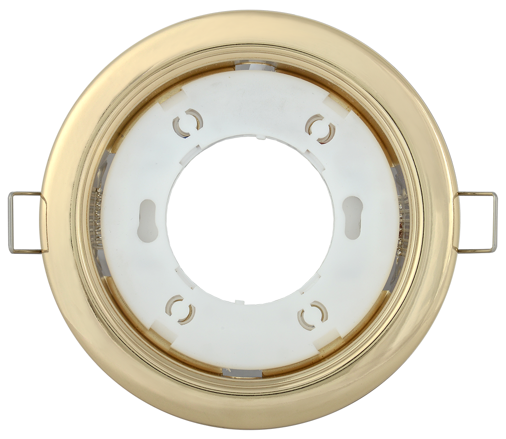 Светильник 4114 встраиваемый под лампу GX53 золото IEK