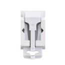 Быстрый монтаж и дополнительная надежность крепления на DIN-рейке с помощью защелки с двойным фиксир