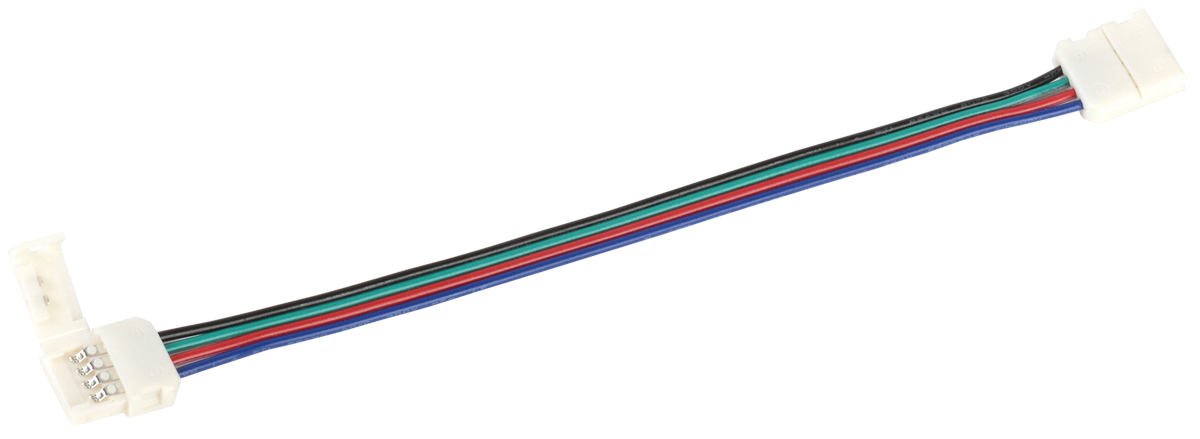 Коннектор 3шт RGB 10мм (разъем-15см-разъем) IEK
