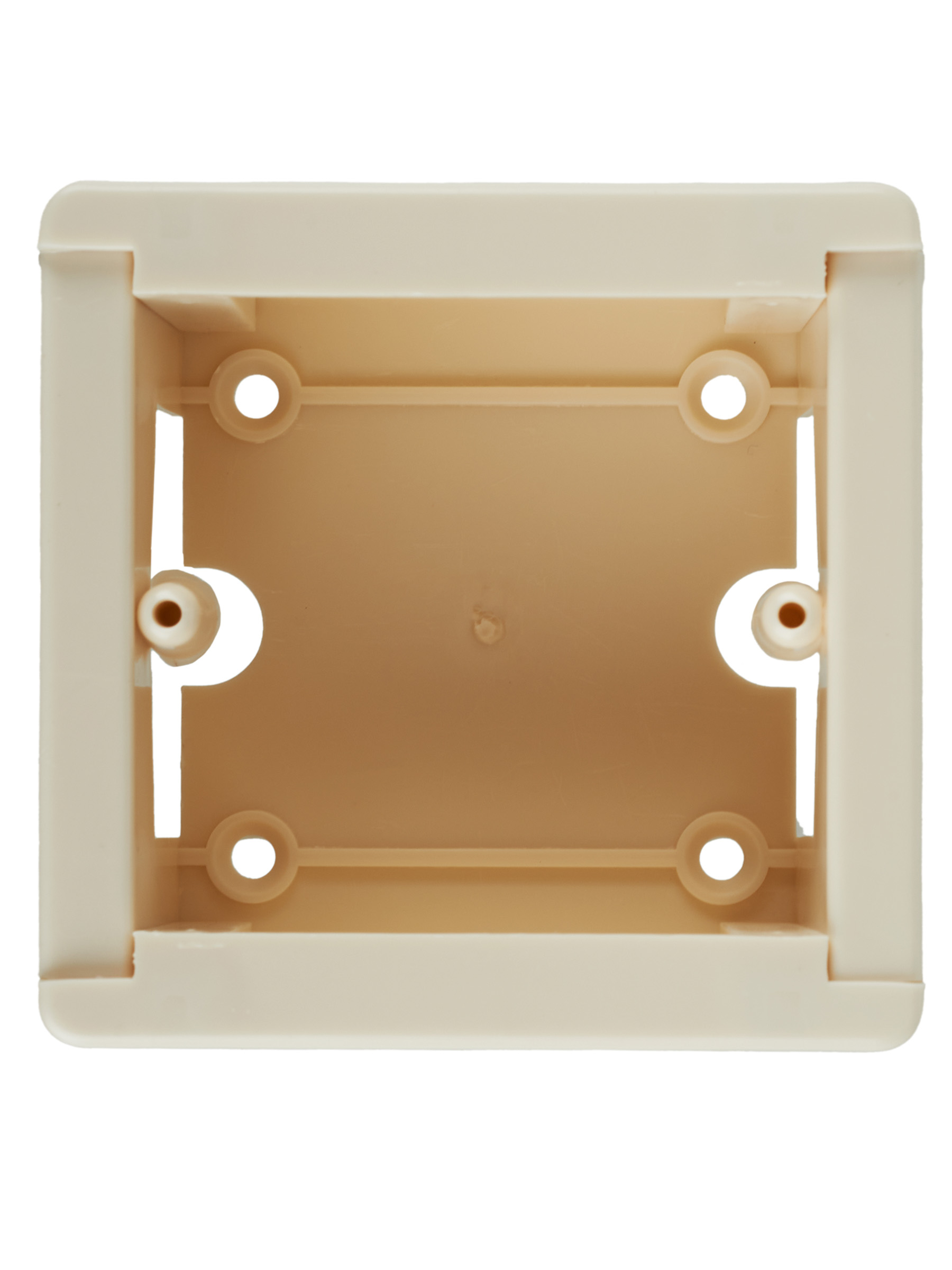 ELECOR Коробка универсальная КМКУ 88х88х44мм слоновая кость IEK