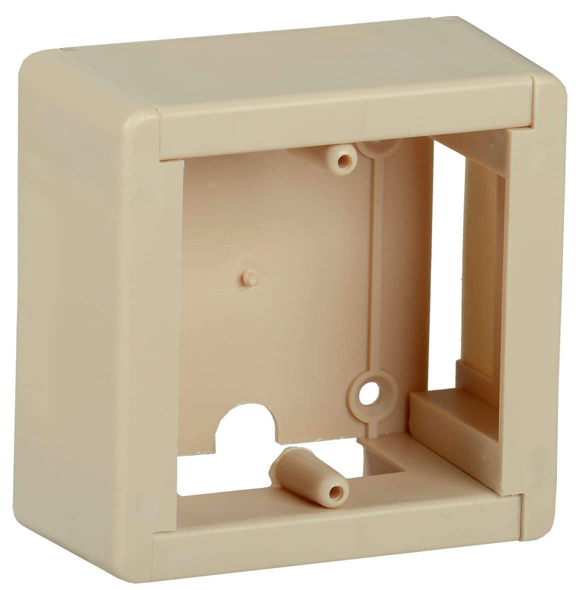 ELECOR Коробка универсальная КМКУ 88х88х44мм слоновая кость IEK