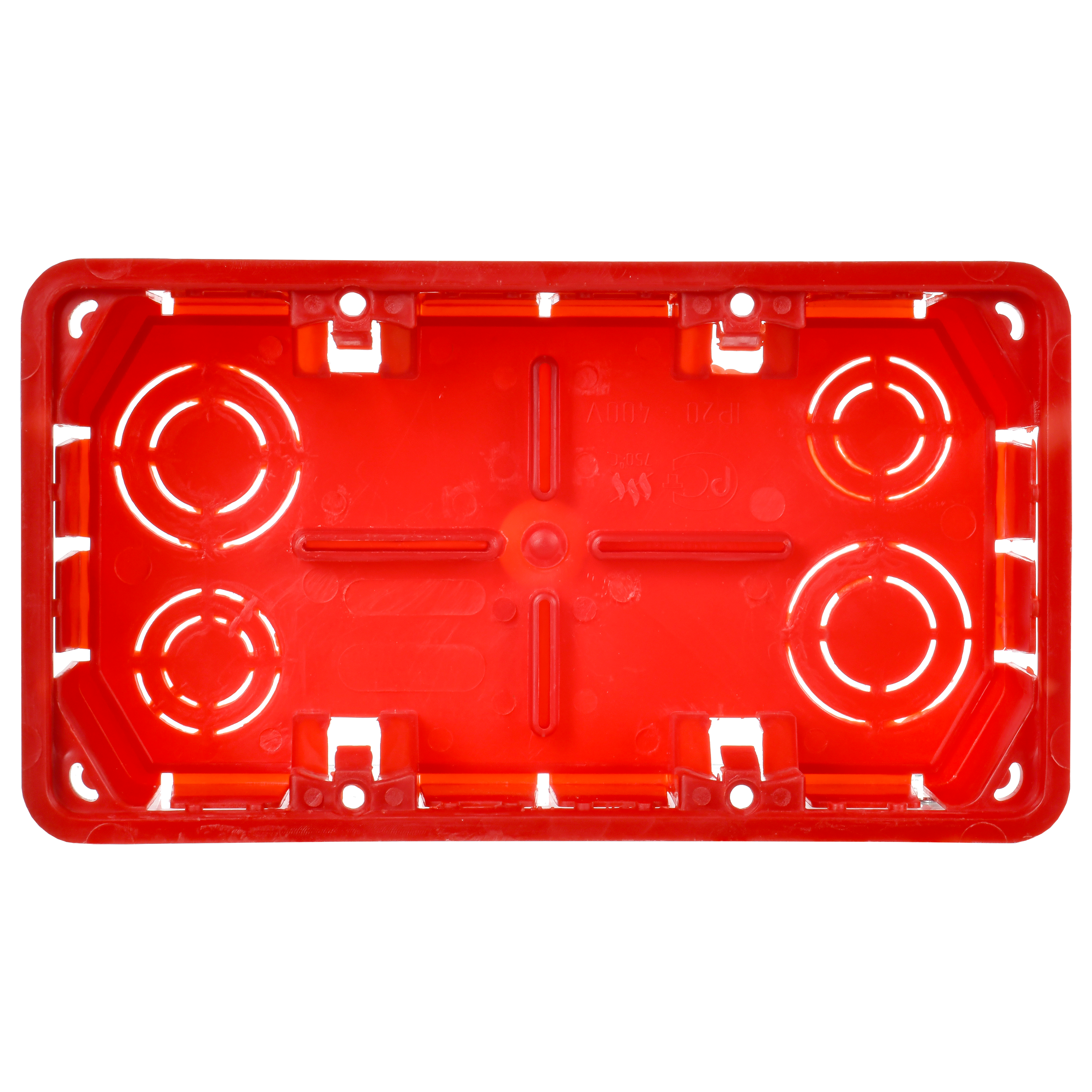Коробка распаячная КМ41006 для твердых стен безгалогенная (HF) 172х96х45мм с саморезами с крышкой IEK