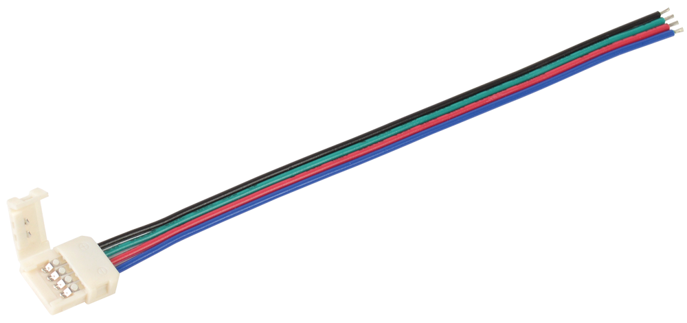 Коннектор 3шт RGB 10мм (15см-разъем) IEK