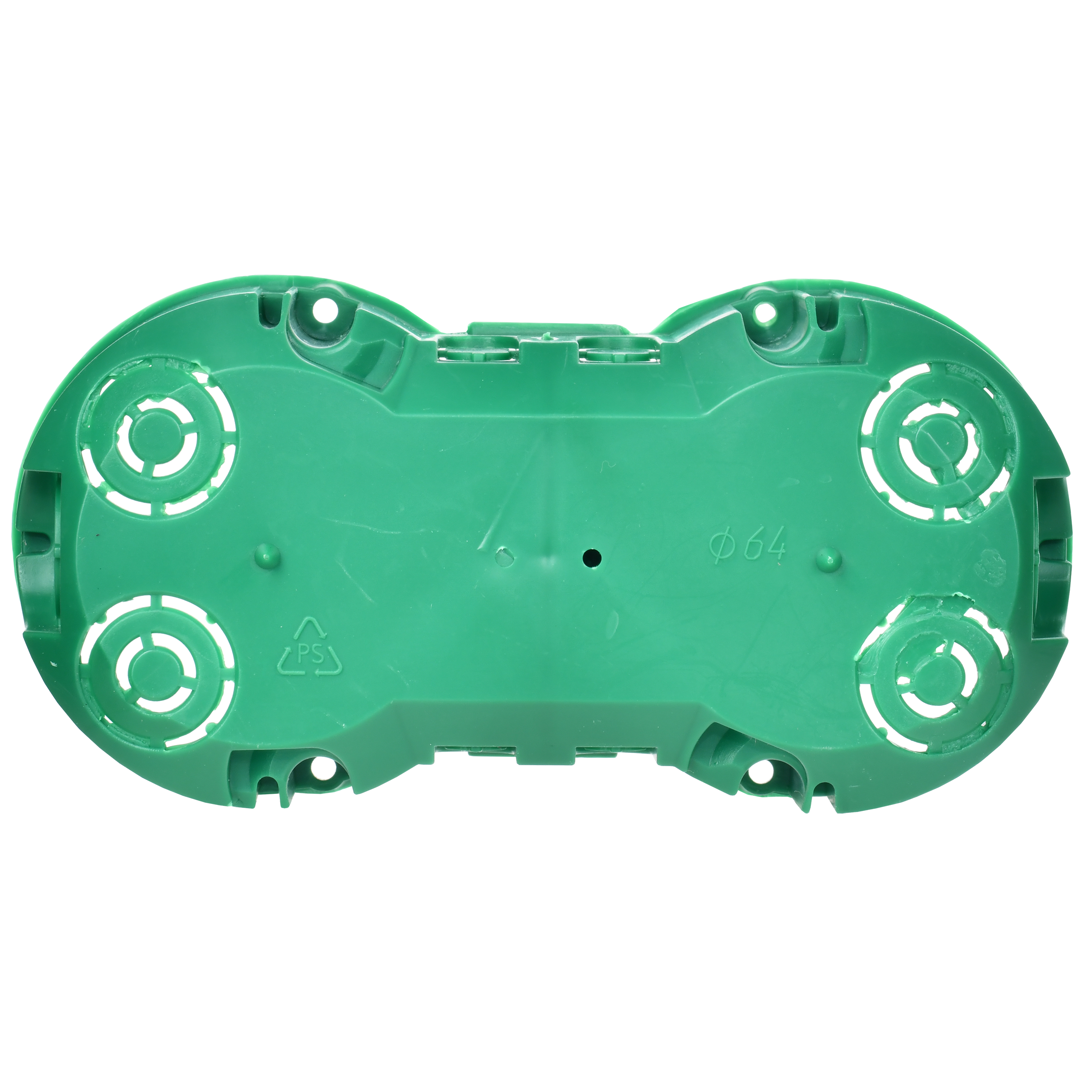 Коробка установочная КМ40023 двухместная для полых стен безгалогенная (HF) 141х70х45мм с саморезами и металлическими лапками IEK