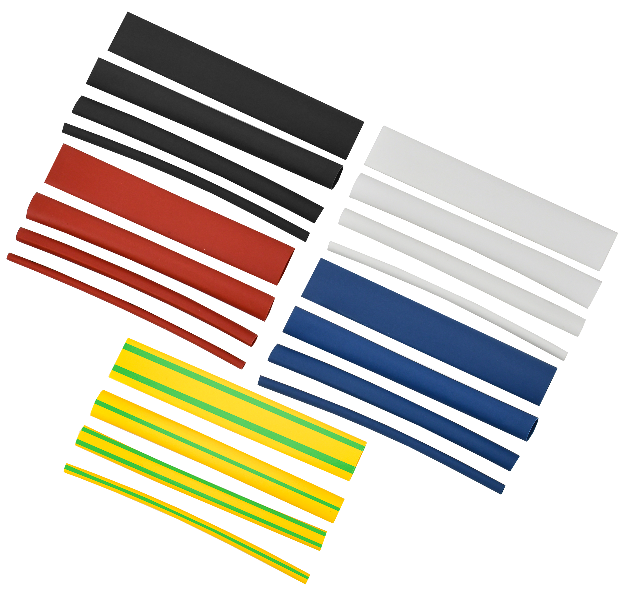 Набор ТТУ нг-LS 2/1-4/2-6/3-8/4 ЖЗ/С/К/Ч/Б (20х8см/упак) IEK