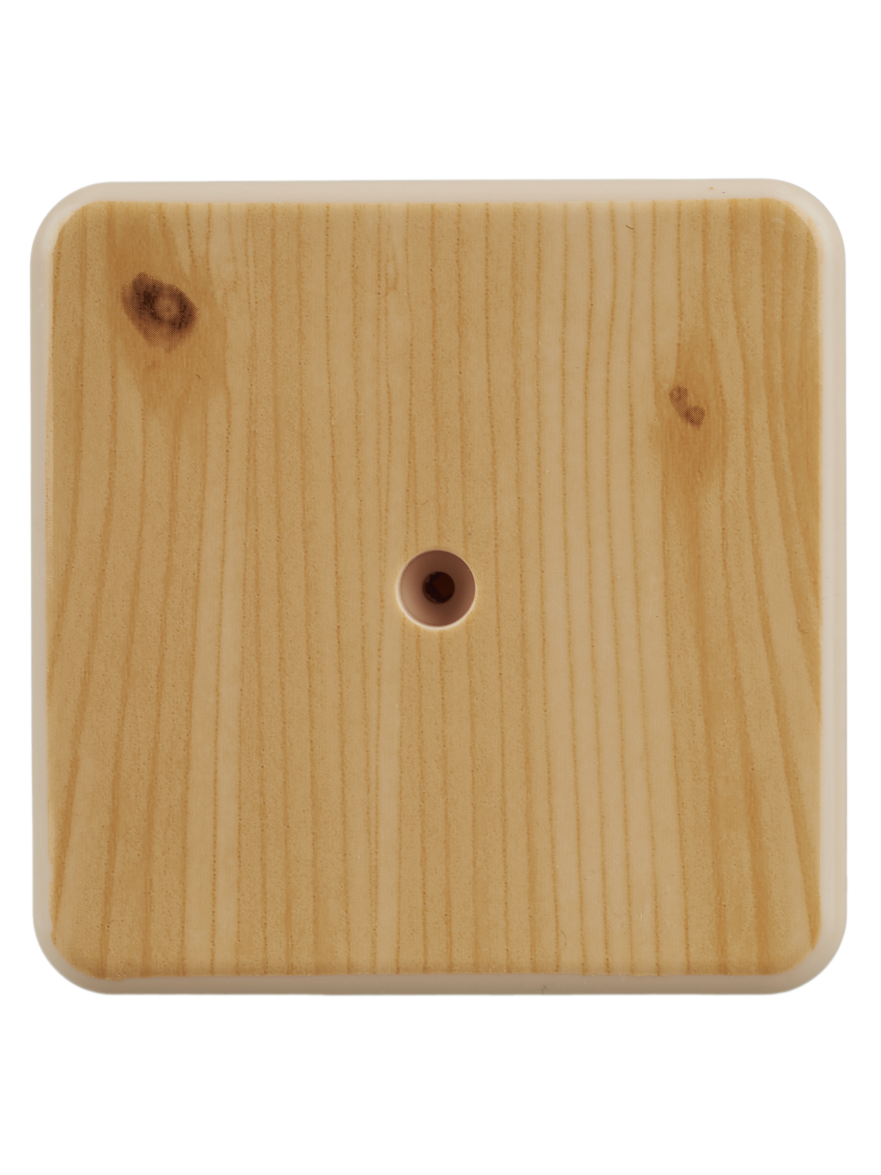 Коробка распаячная КМ41211-04 для открытой проводки безгалогенная (HF) 75х75х20мм сосна IEK