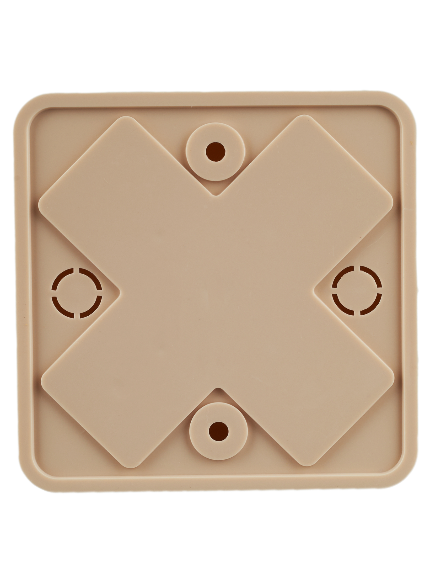 Коробка распаячная КМ41211-04 для открытой проводки безгалогенная (HF) 75х75х20мм сосна IEK