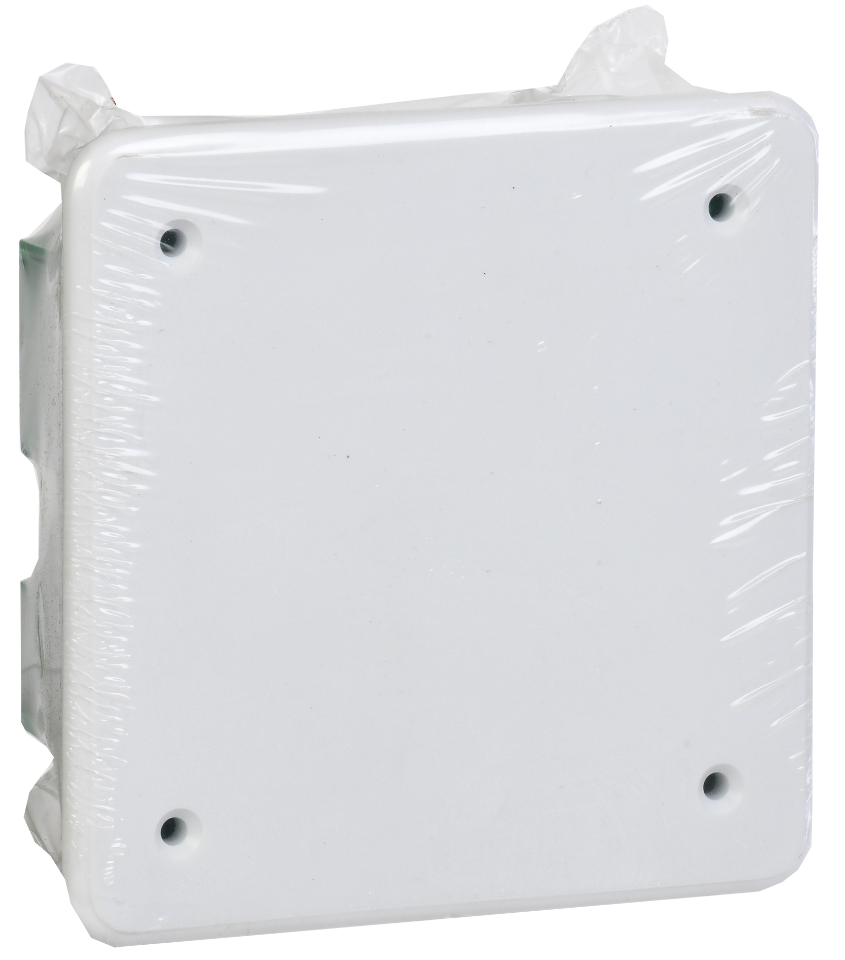 Коробка распаячная КМ41021 для полых стен безгалогенная (HF) 92х92х45мм с саморезами металлическими лапками и крышкой IEK