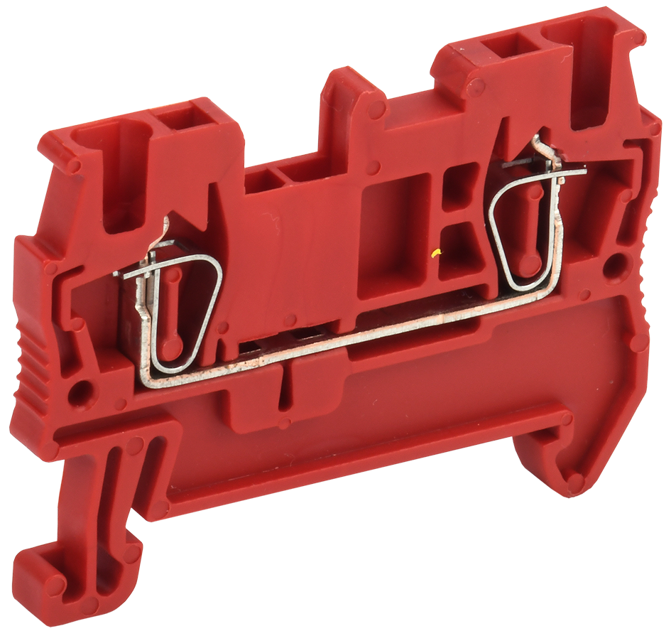 Клемма пружинная КПИ 2в-1,5 17,5А красная IEK