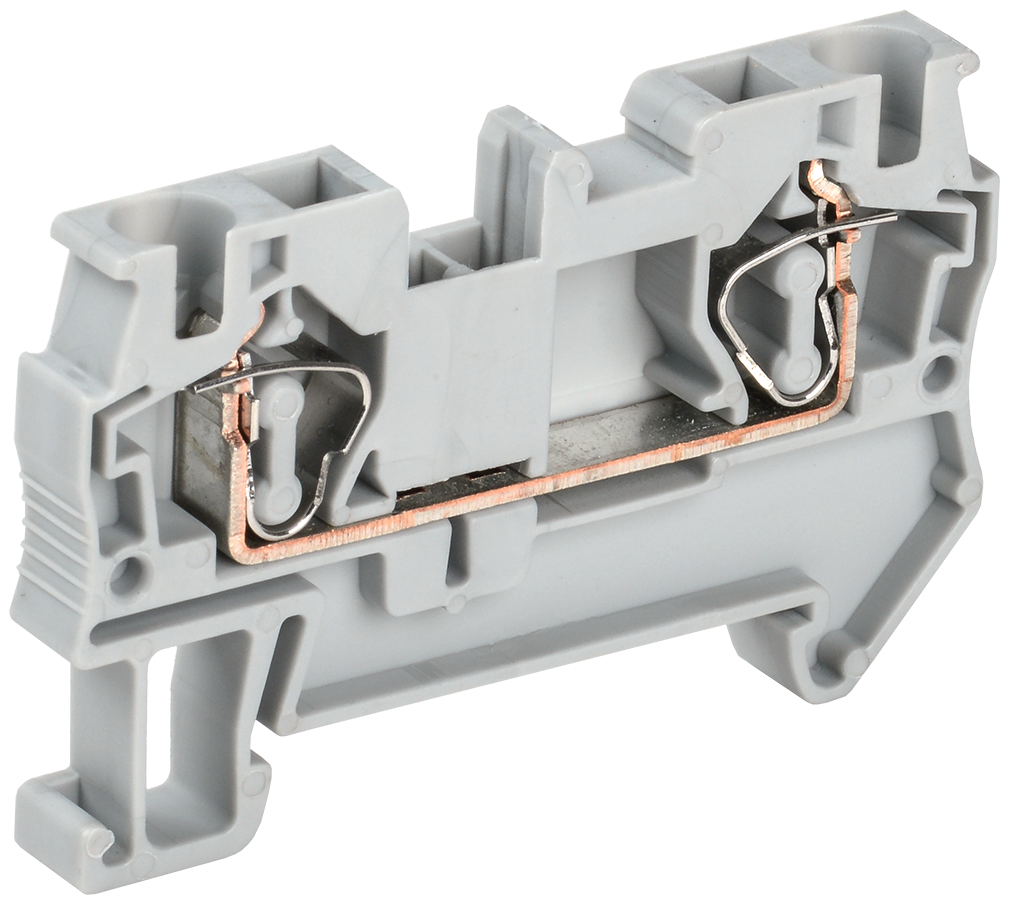 Клемма пружинная КПИ 2в-4 41А серая IEK