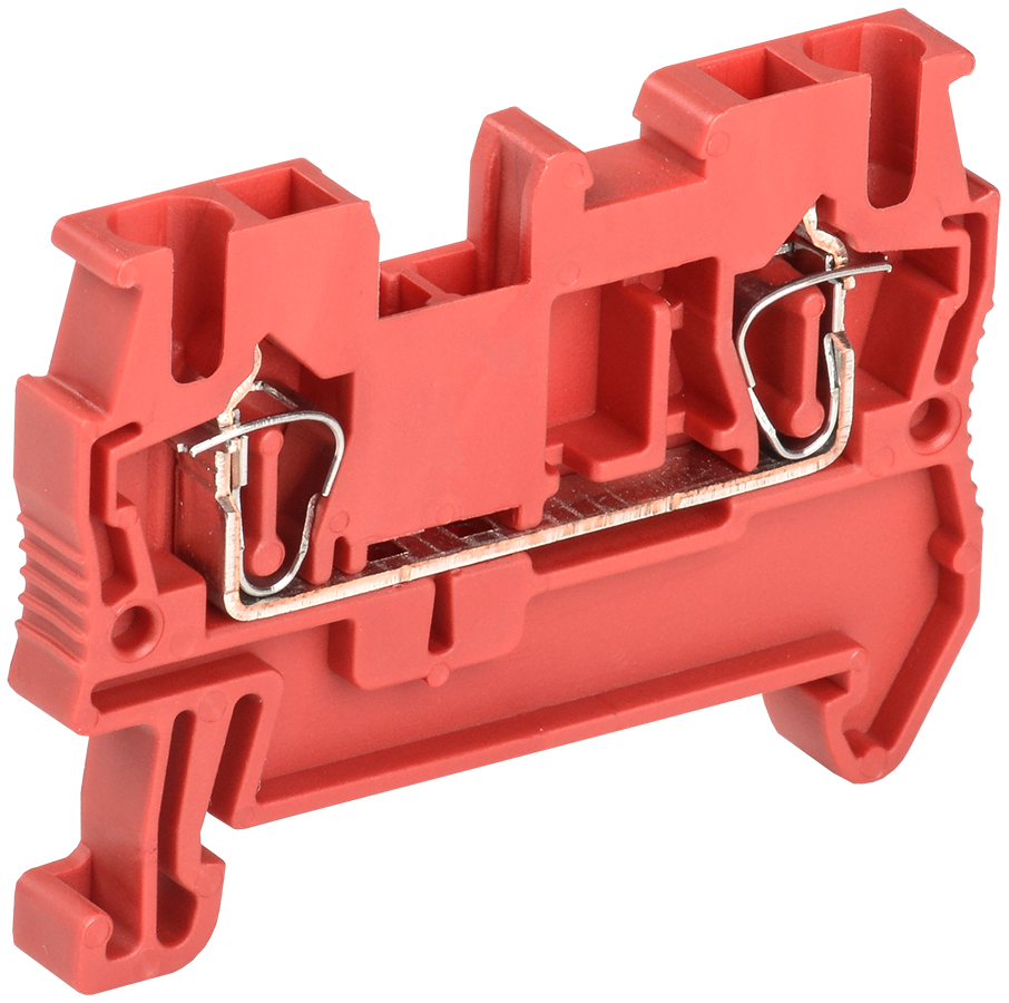 Клемма пружинная КПИ 2в-2,5 31А красная IEK