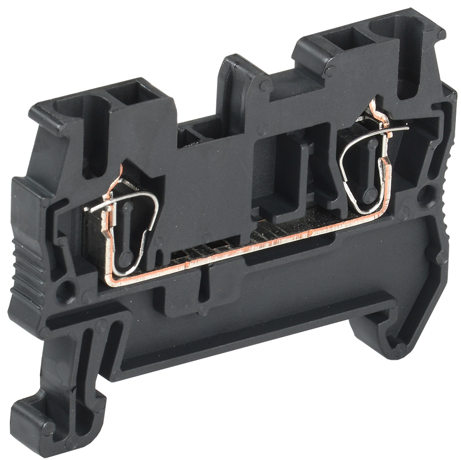 Клемма пружинная КПИ 2в-2,5 31А черная IEK