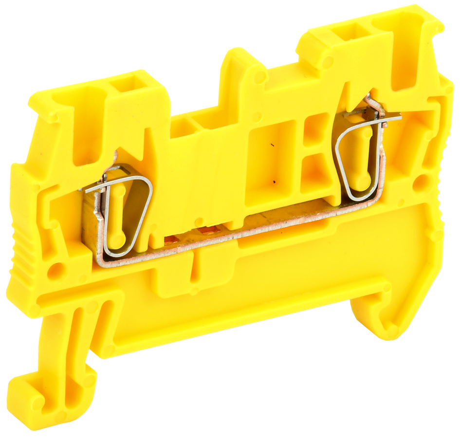 Клемма пружинная КПИ 2в-1,5 17,5А желтая IEK