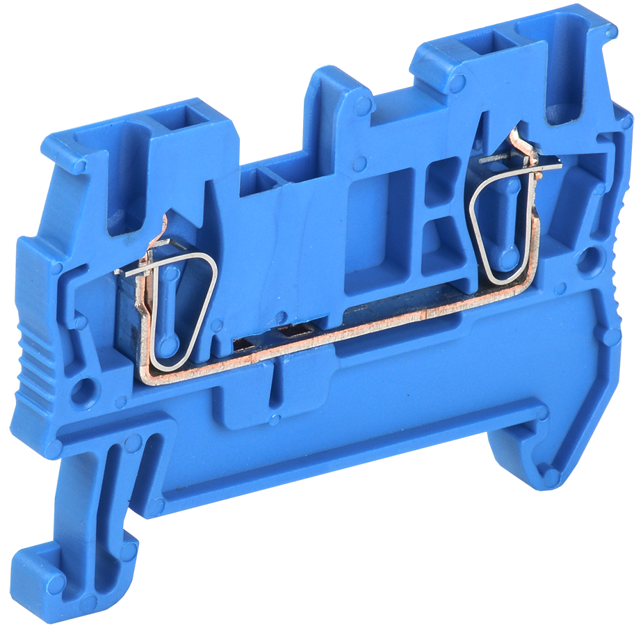 Клемма пружинная КПИ 2в-1,5 17,5А синяя IEK