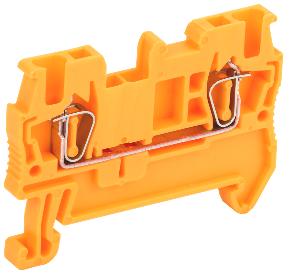 Клемма пружинная КПИ 2в-1,5 17,5А оранжевая IEK