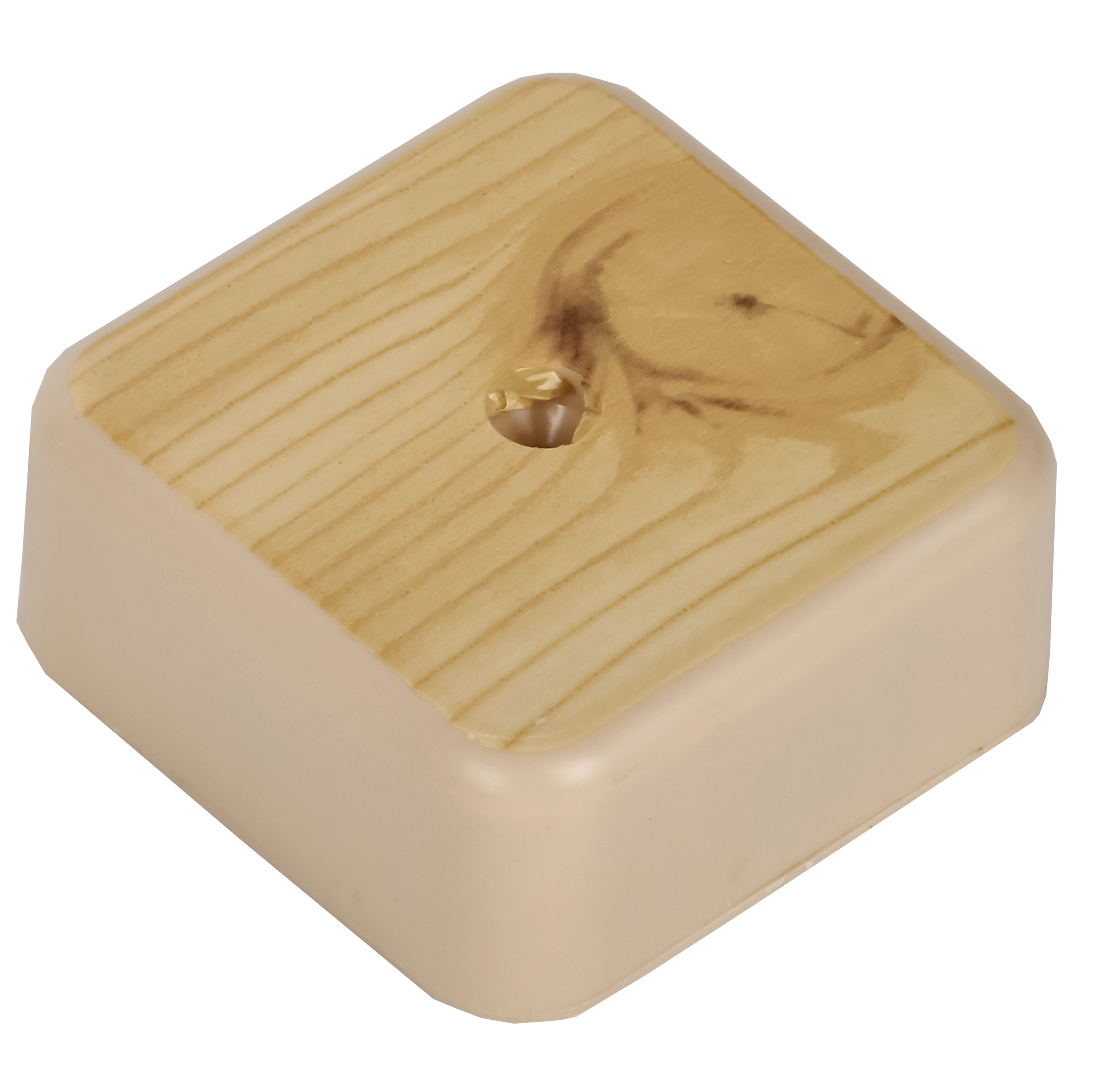 Коробка распаячная КМ41205-04 для открытой проводки безгалогенная (HF) 50х50х20мм сосна IEK