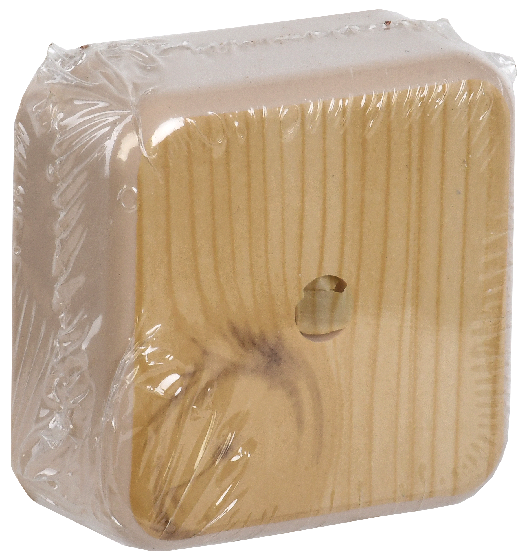 Коробка распаячная КМ41205-04 для открытой проводки безгалогенная (HF) 50х50х20мм сосна IEK