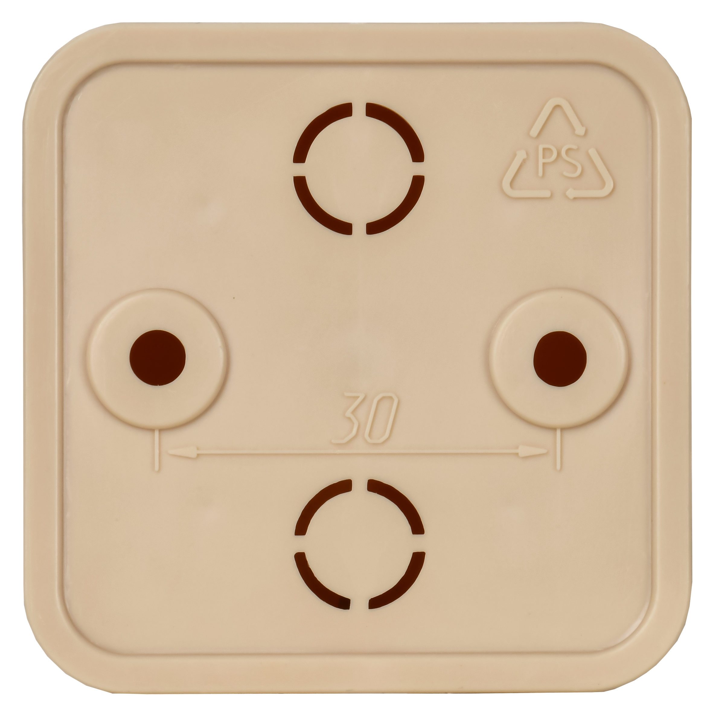 Коробка распаячная КМ41205-04 для открытой проводки безгалогенная (HF) 50х50х20мм сосна IEK