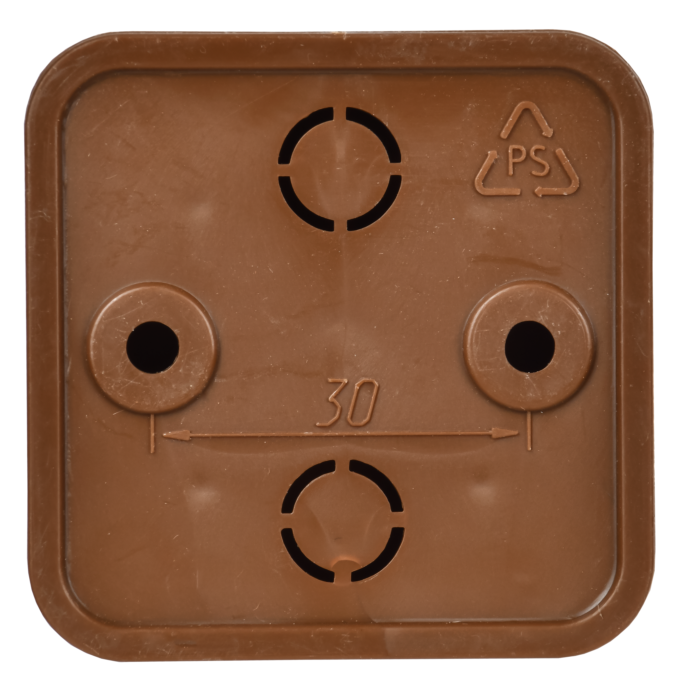 Коробка распаячная КМ41205-05 для открытой проводки безгалогенная (HF) 50х50х20мм дуб IEK